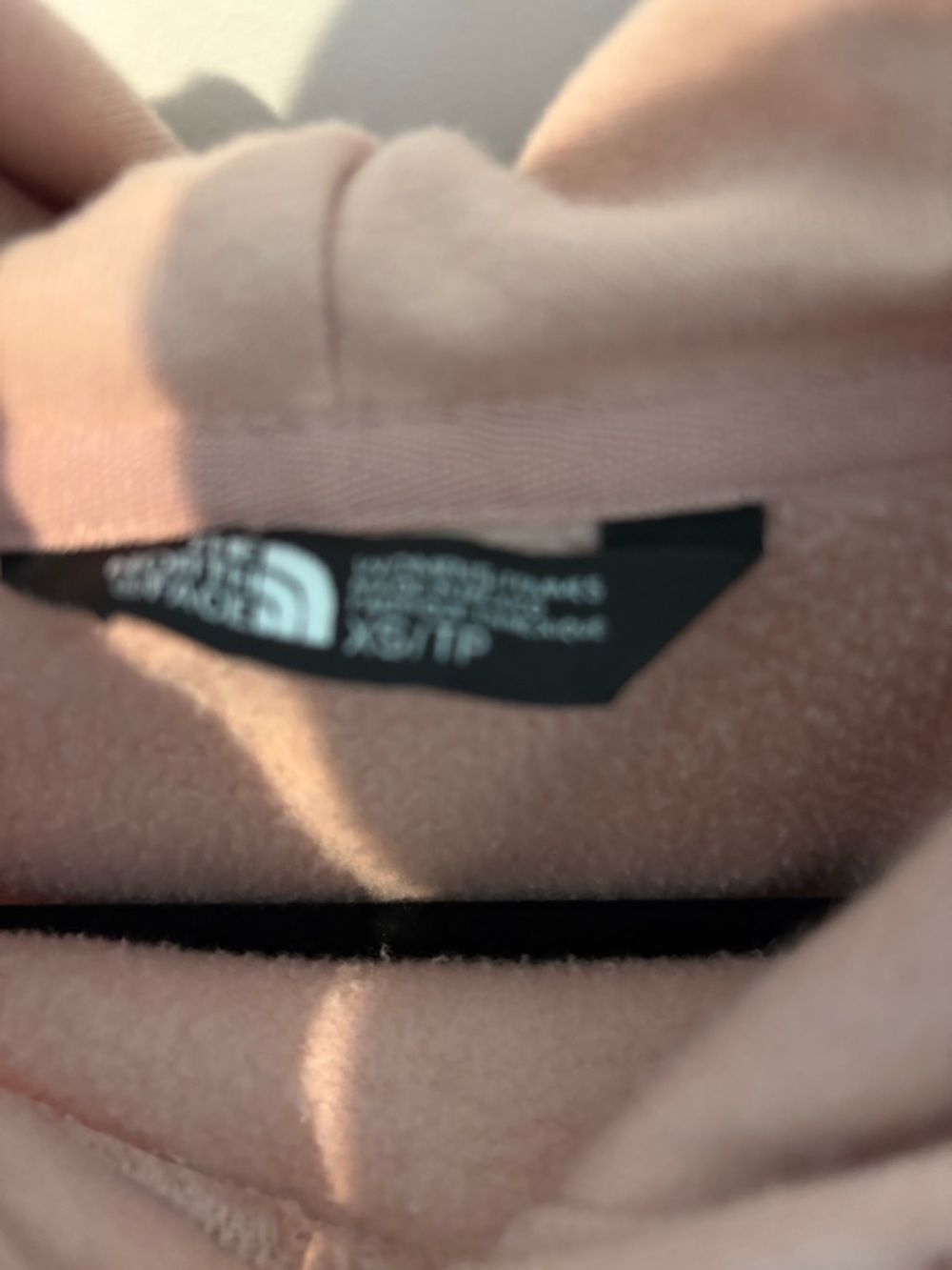 The North Face Dusty Pink Logo Hooded Sweatshirt - Picture 3 of 6